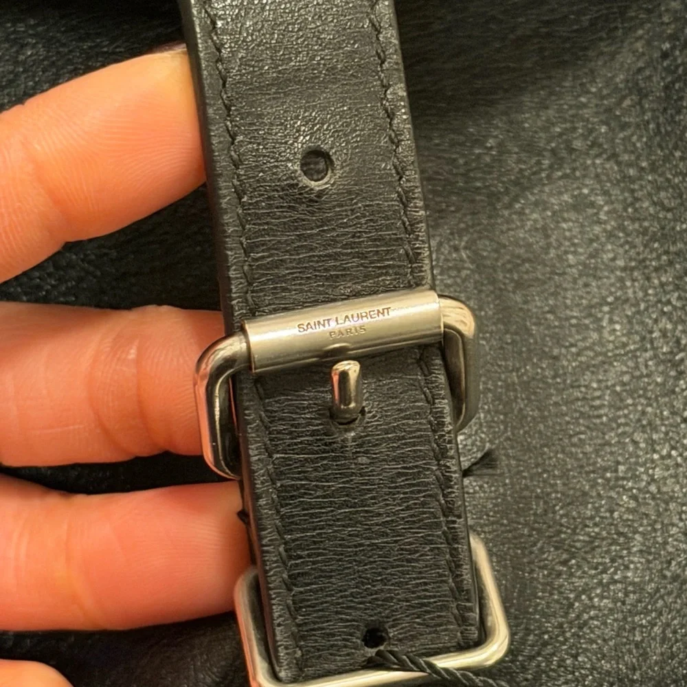 Pre-loved YSL Black Backpack